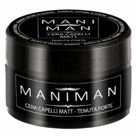 ManiMan Cera Capelli Matt Tenuta Forte, Finish Classico Opaco per Capelli Corti, 100ml