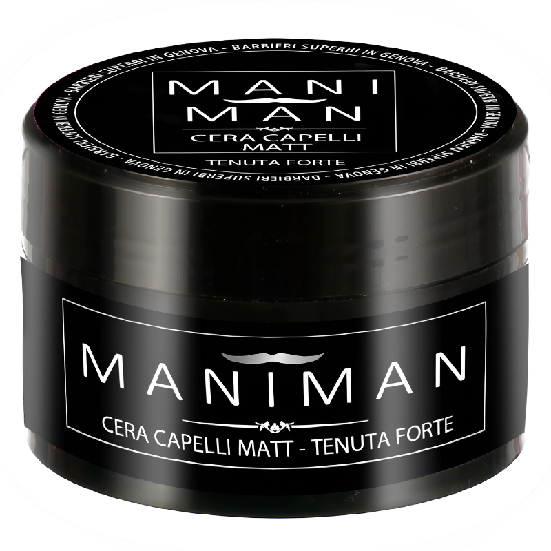 ManiMan Cera Capelli Matt Tenuta Forte, Finish Classico Opaco per Capelli Corti, 100ml