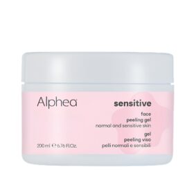 Alphea Sensitive Gel Peeling Viso, Microsfere Esfolianti Detergente, 250ml