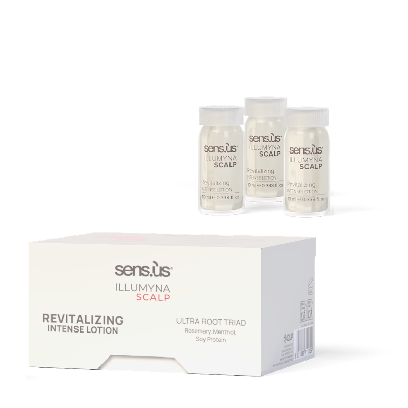 Sensus Illumyna Scalp Revitalizing Intense Lotion, fiale anticaduta 12 x 10ml