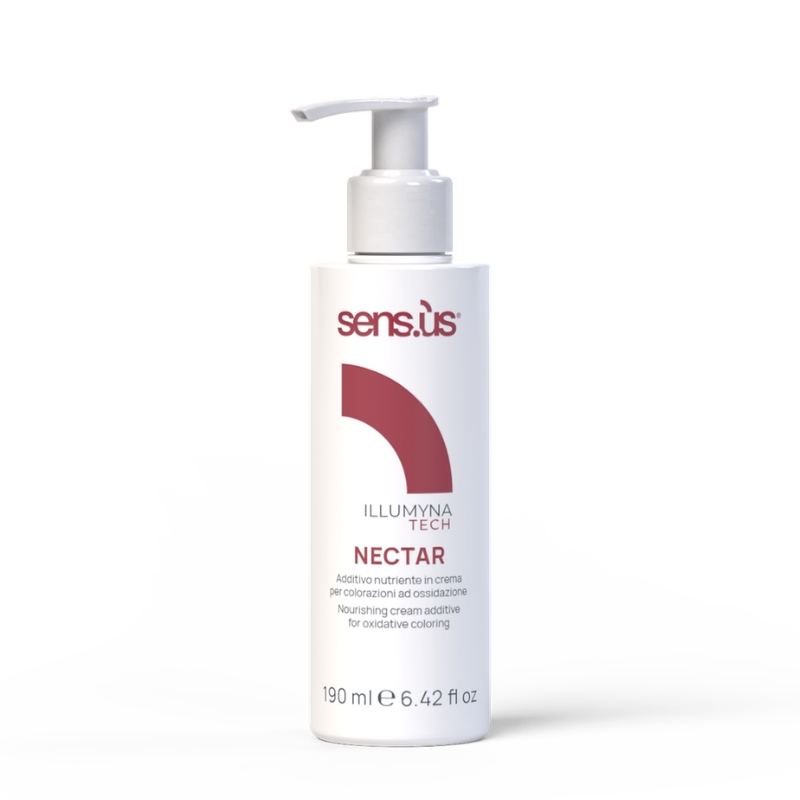 Sensus Illumyna Tech Locking Nectar, Additivo Nutriente in Crema per Colorazioni ad Ossidazione, 190ml