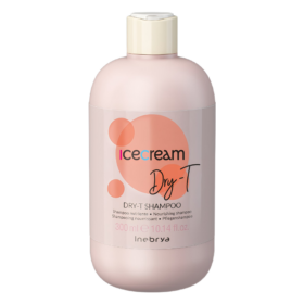 Inebrya Ice Cream Dry-T Dry- T Shampoo, Nutriente per Capelli Secchi Crespi e Trattati, 300ml - 1000ml Inebrya Ice Cream Dry-T Dry- T Shampoo, Nutriente per Capelli Secchi Crespi e Trattati, 300ml - 1000ml