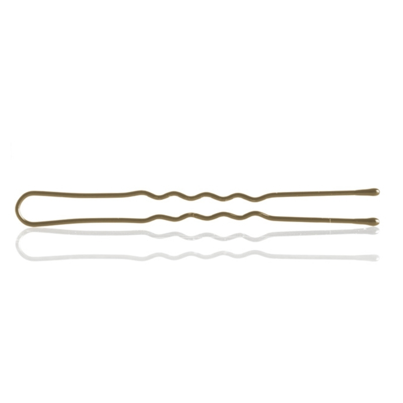 Labor Scatola Forcine Y510, Bionde Ondulate Estremità Arrotondate 400g, 5,5cm