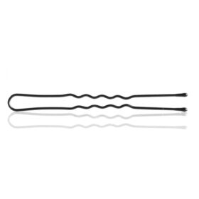Labor Scatola Forcine Y511, Nere Ondulate Estremità Arrotondate 400g, 5,5cm