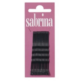 Labor Mollette Sabrina G070060, Nere Ondulate, 7cm