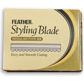 Feather Styling Blade Lame D106, Acciaio Alta Qualità Taglio Preciso 10pz