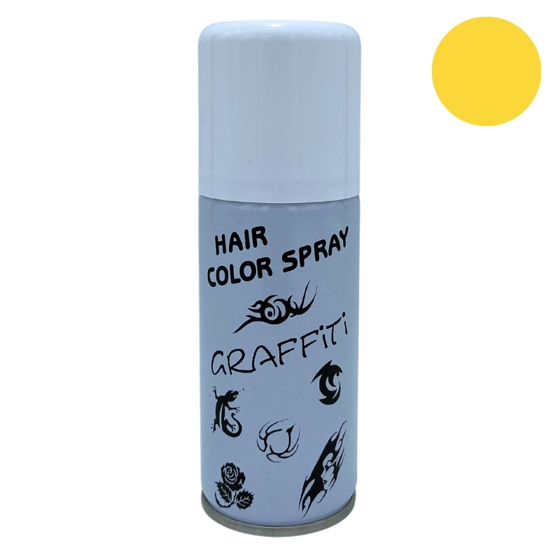 Graffiti Hair Color Graffiti Giallo, Lacca Spray Effetto Temporaneo