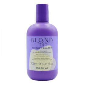 Inebrya Blondesse No-Yellow Shampoo, Antigiallo per Capelli Biondi Decolorati e Grigi, 300ml - 1000ml