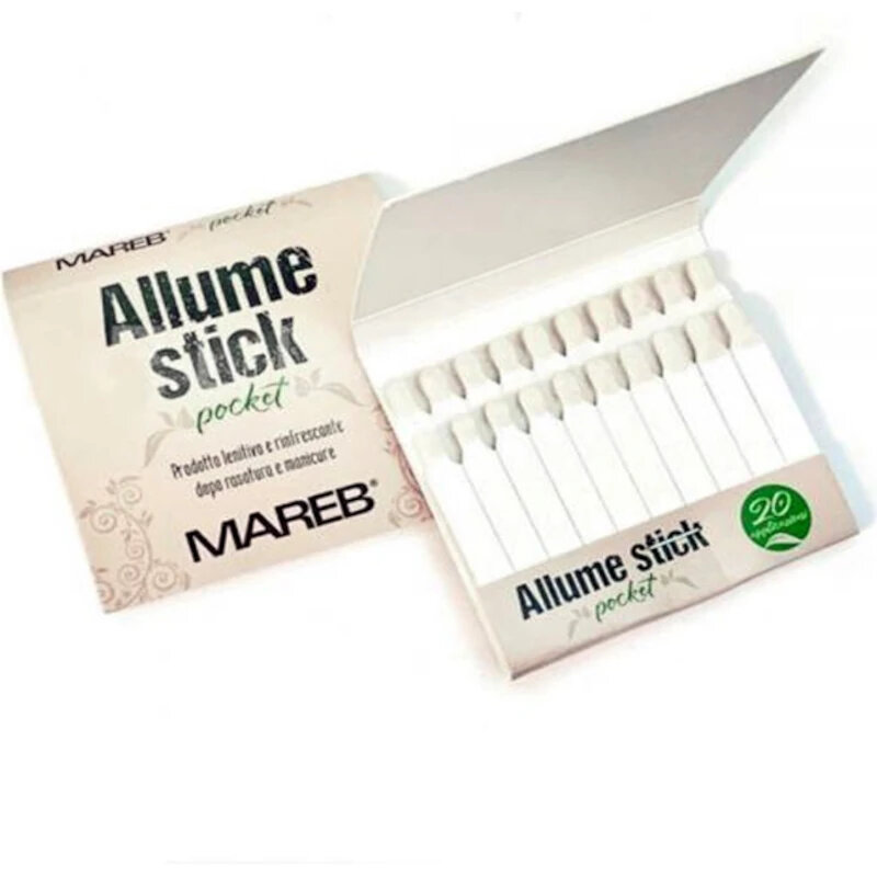 Mareb Allume Stick, Fiammiferi Emostatici in Potassio 20pz