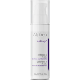 Alphea Anti-Age Gel alla Vitamina A, Tonico Elasticizzante Viso, 30ml