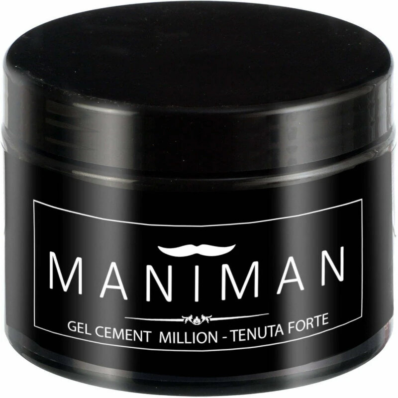 ManiMan Gel Capelli Cement Million - Tenuta Forte, Fissante Strutturante per Capelli Ribelli, 250 - 500ml