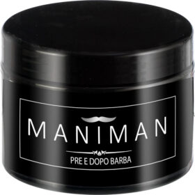 ManiMan Crema Viso Pre e Post Rasatura, Mentolato Freschezza Immediata, 500ml