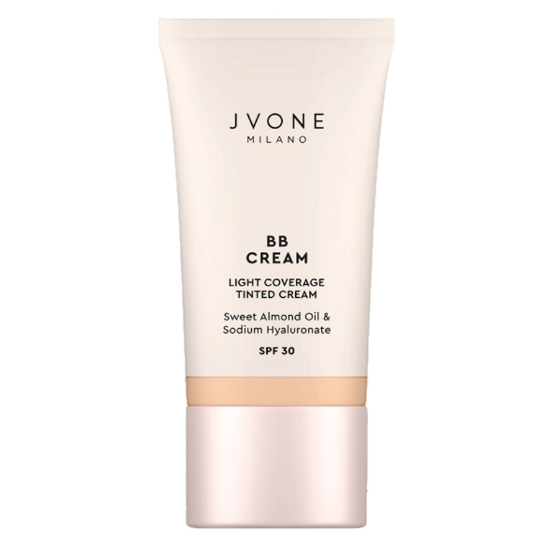 Jvone Milano Bb Cream, Crema Colorata Coprenza Leggera, 30ml