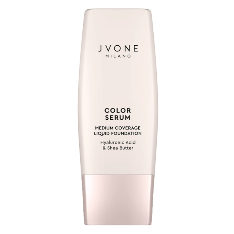 Jvone Milano Color Serum, Fondotinta Liquido Media Coprenza, 30ml