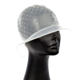 Labor Cuffia Mèches E004, Pre-Forata in Silicone ad Alta Qualità per Uso Professionale Labor Cuffia Mèches E004, Pre-Forata in Silicone ad Alta Qualità per Uso Professionale