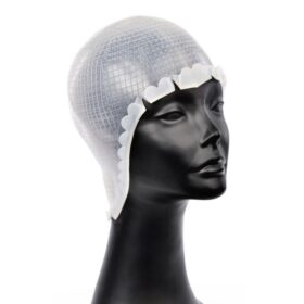 Labor Cuffia Mèches E007, Deluxe Long Neck con Fori per Uso Professionale Labor Cuffia Mèches E007, Deluxe Long Neck con Fori per Uso Professionale