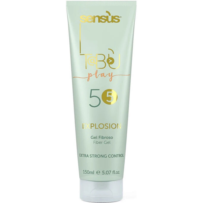 Sensus Tabù Gel Explosion 55, Gel Fibroso Flessibile Tenuta Decisa, 150ml