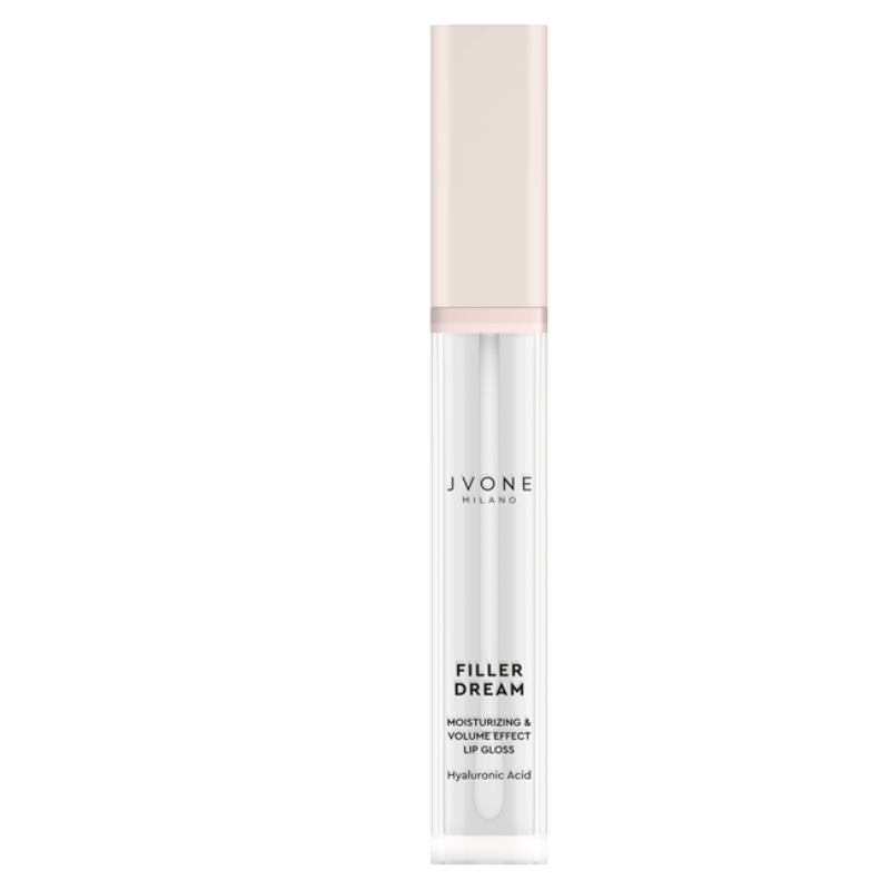 Jvone Milano Filler Dream Lip Gloss, Idratante Effetto Volume Illuminante