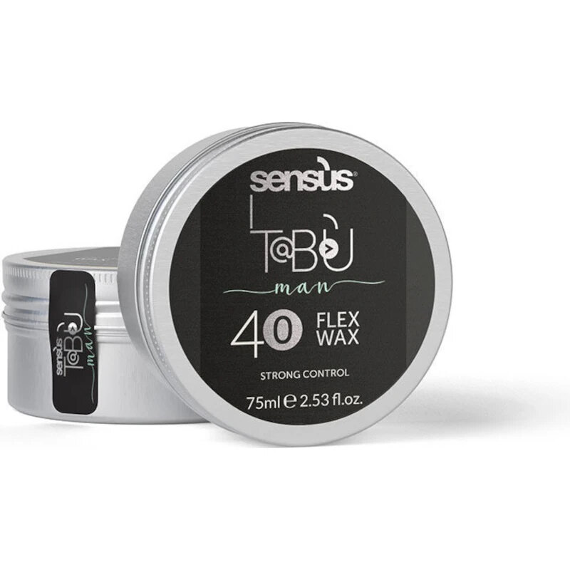 Sensus Tabù Man Flex Wax 40, Cera Matt Opaca Tenuta Forte, 75ml