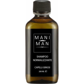 ManiMan Shampoo Purificante Seboregolatore - Capelli Grassi, Detergente Purificante Cute Fresca, 200 - 1000ml