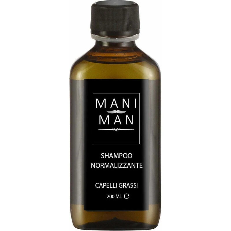 ManiMan Shampoo Purificante Seboregolatore - Capelli Grassi, Detergente Purificante Cute Fresca, 200 - 1000ml