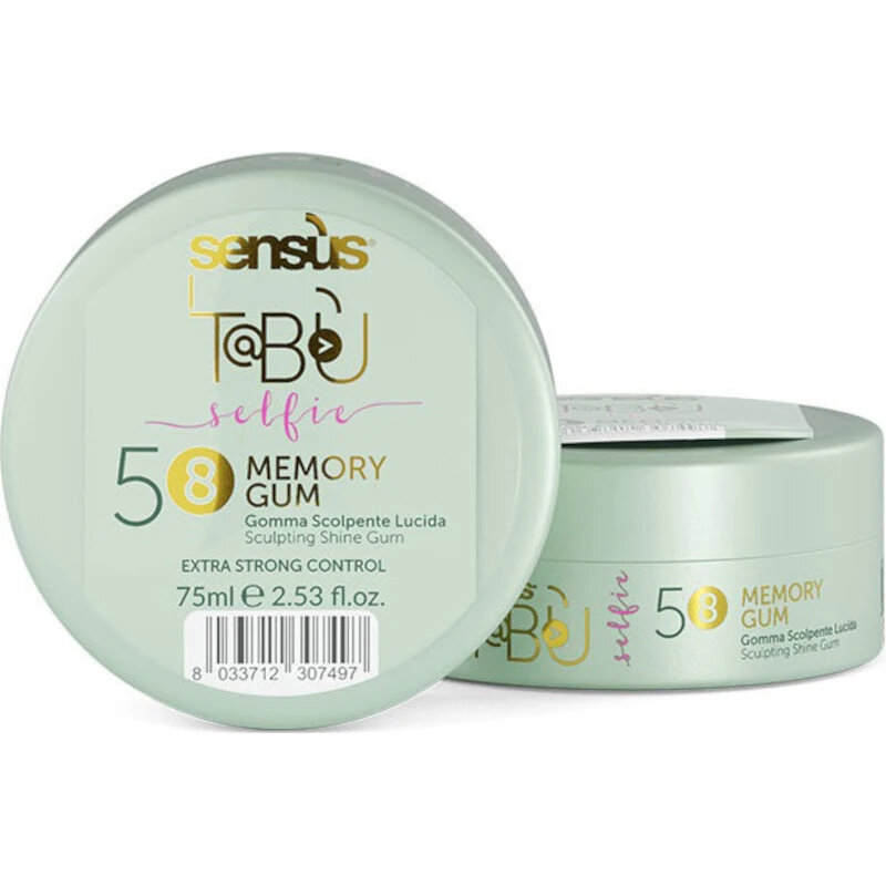 Sensus Tabù Memory Gum 58, Gomma Scolpente Lucida Tenuta Forte, 75ml