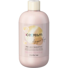 Inebrya Ice Cream Argan Age Pro-Age Shampoo, Lucentezza Anti-Invecchiamento Anti-Crespo con Argan, 300ml - 1000ml Inebrya Ice Cream Argan Age Pro-Age Shampoo, Lucentezza Anti-Invecchiamento Anti-Crespo con Argan, 300ml - 1000ml