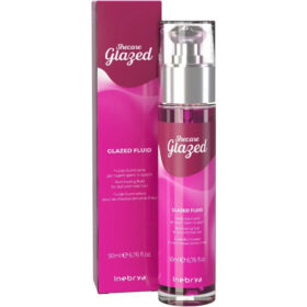 Inebrya Shecare Glazed Glazed Fluid, Fluido Illuminante per Capelli Spenti e Opachi, 50ml