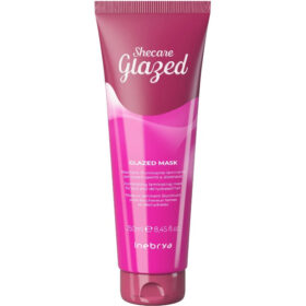 Inebrya Shecare Glazed Glazed Mask, Maschera Illuminante per Capelli Spenti e Disidratati, 250ml - 1000ml