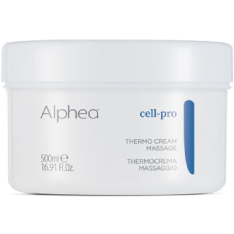 Alphea Cell-Pro Thermocrema Massaggio, Anti-Cellulite Termogenica, 500ml