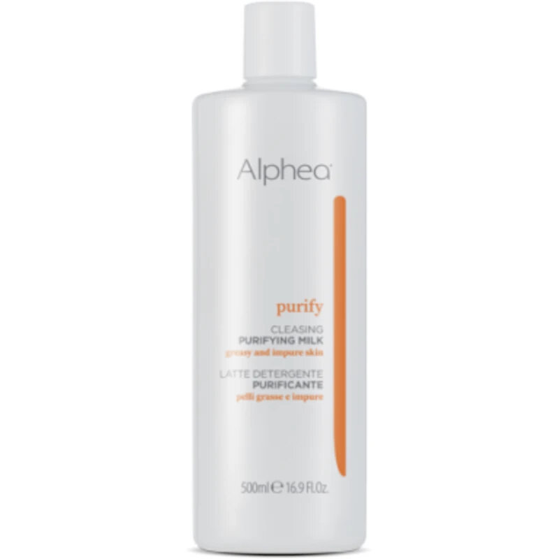 Alphea Purify Latte Detergente Purificante, Pulizia Profonda Regola-Sebo, 500ml
