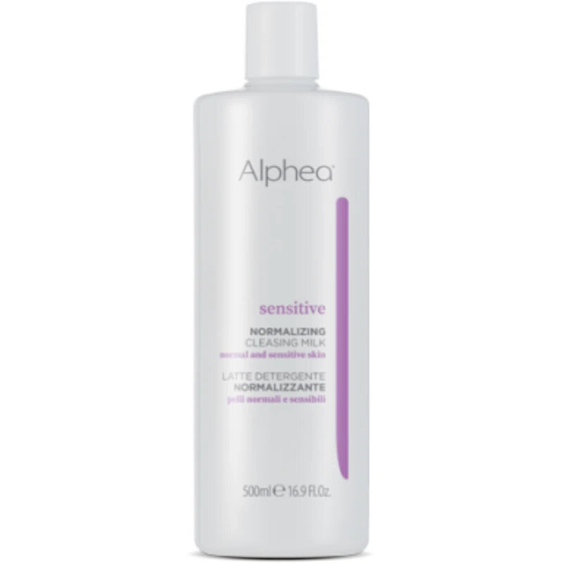 Alphea Sensitive Latte Detergente Normalizzante, Emolliente Nutriente, 500ml