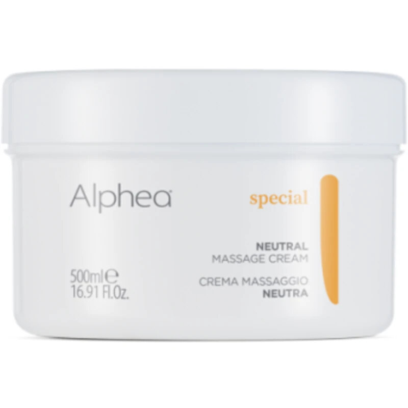 Alphea Special Crema Massaggio Neutra, Elevata Scorrevolezza, 500ml