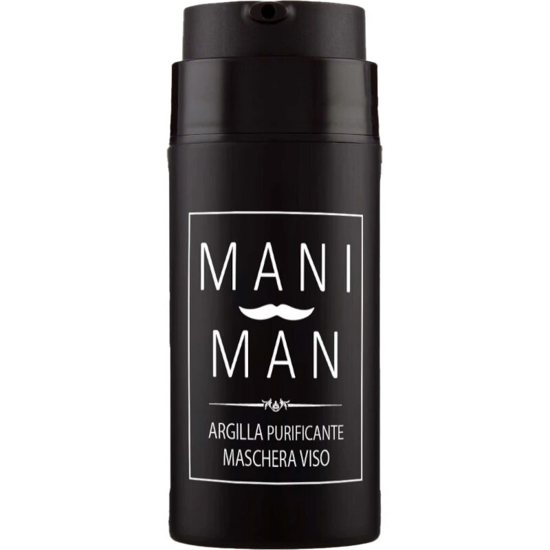 ManiMan Maschera Viso Argilla Purificante, Rinfrescante Illuminante, 50ml