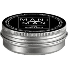 ManiMan Cera Barba e Baffi, Effetto Ordinato Modellante Texture Compatta, 50ml