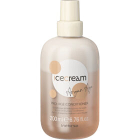Inebrya Ice Cream Argan Age Pro-Age Conditioner, Condizionatore Bifasico senza Risciacquo con Argan, 200ml