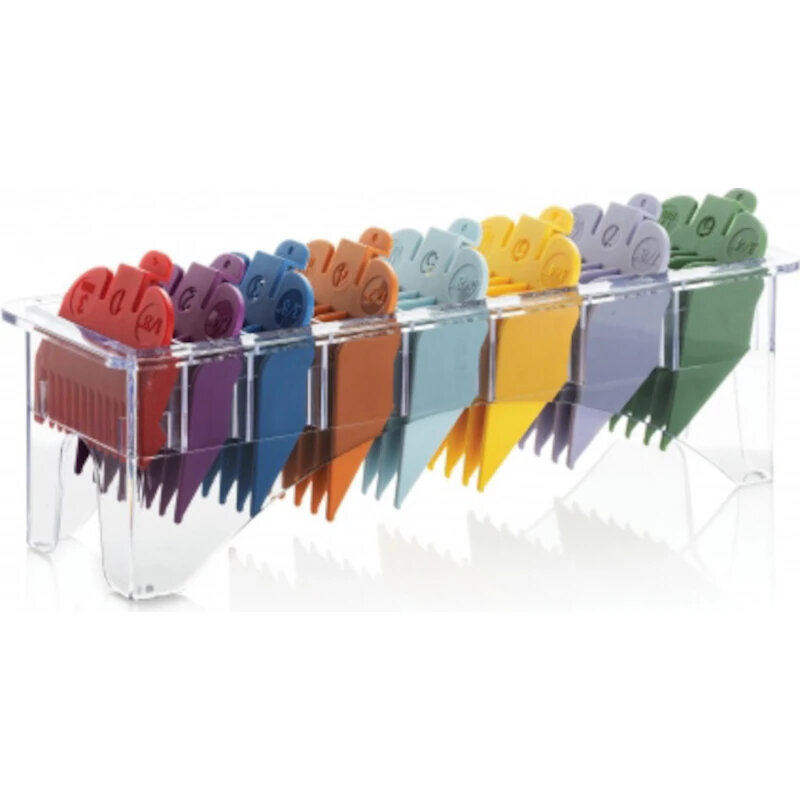 Xanitalia Set 8 Rialzi per Tosatrici, Colorati Compatibili con Wahl GammaPiù in Plastica