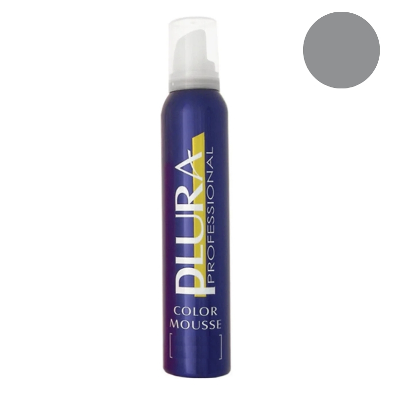 Plura Color Mousse Professional Cenere, Schiuma Ravvivante Tonalizzante, 200ml