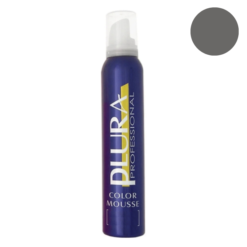 Plura Color Mousse Professional Grigio-Topo, Schiuma Ravvivante Tonalizzante, 200ml