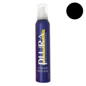 Plura Color Mousse Professional Nero, Schiuma Ravvivante Tonalizzante, 200ml