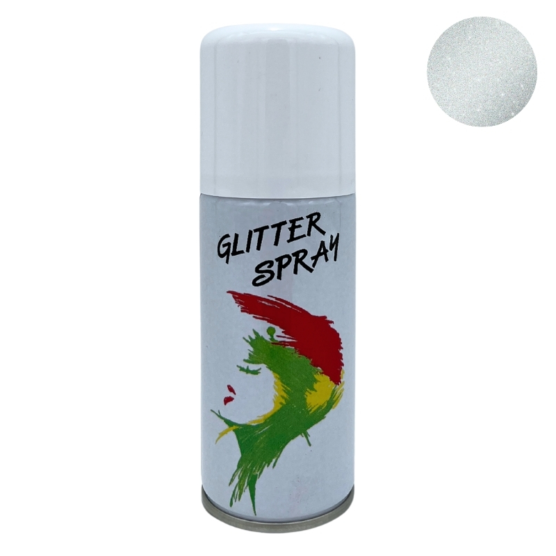 Graffiti Hair Color Graffiti Gliiter Argento, Lacca Spray Effetto Temporaneo
