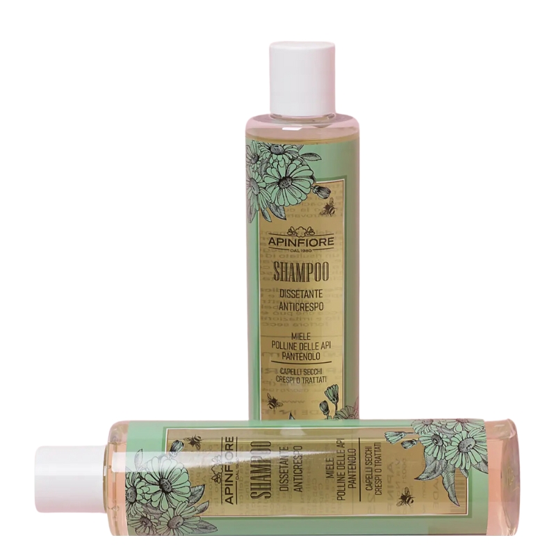 Apinfiore Shampoo Dissetante Anticrespo, Capelli Secchi Crespi o Trattati, 250ml
