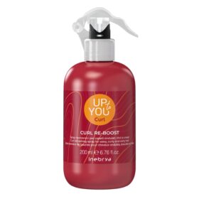 Inebrya Up To You Curl Curl Re-Boost, Spray Ravviva Ricci per Capelli Ondulati Ricci e Crespi, 200 ml Inebrya Up To You Curl Curl Re-Boost, Spray Ravviva Ricci per Capelli Ondulati Ricci e Crespi, 200 ml