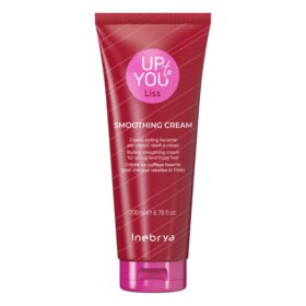 Inebrya Up To You Liss Smoothing Cream, Crema Styling Lisciante per Capelli Ribelli e Crespi, 200ml