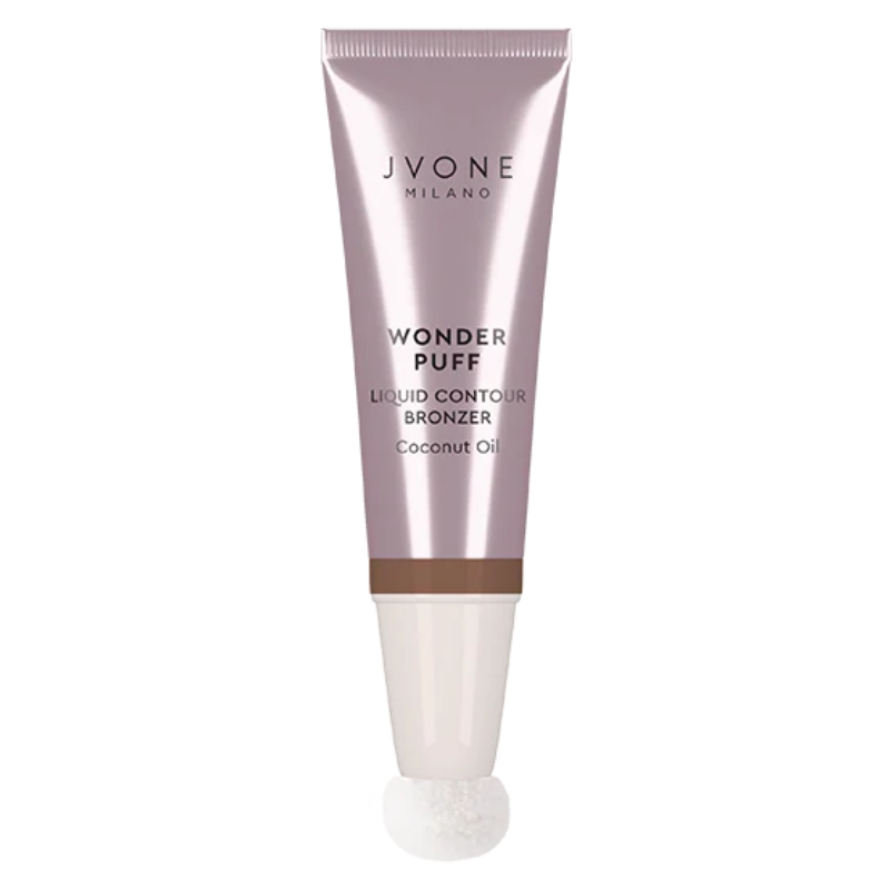 Jvone Milano Wonder Puff  Liquid Contour Bronzer, Texture Leggera Scolpente, 10ml