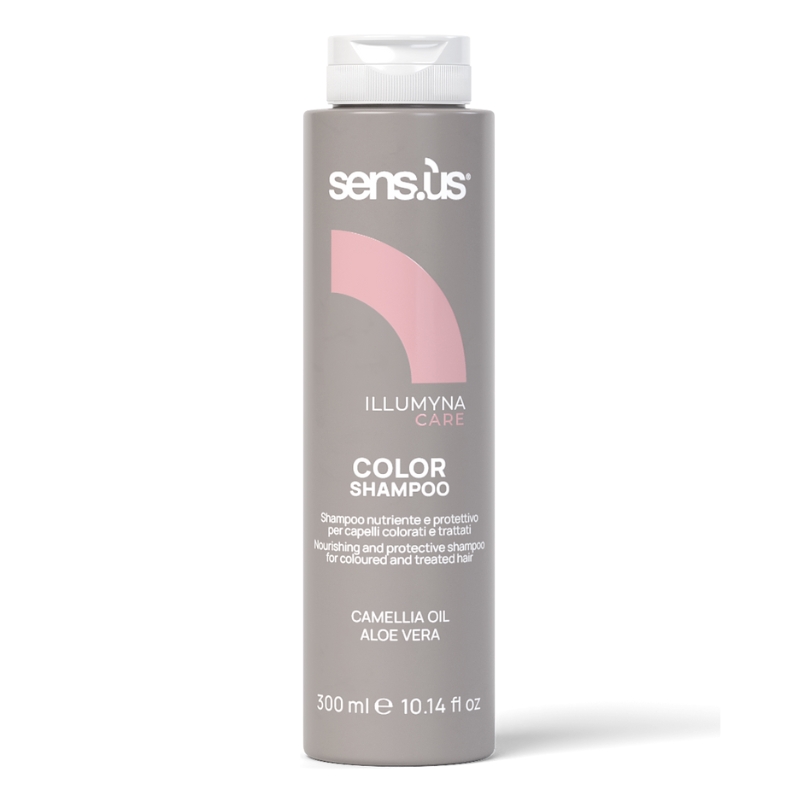 Sensus Illumyna Care Color Color Shampoo, Nutriente e Protettivo per Capelli Colorati e Trattati, 300 - 1000ml