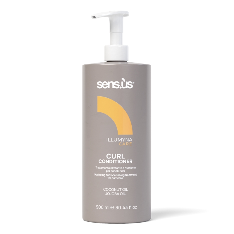 Sensus Illumyna Care Curl Curl Conditioner, Balsamo Maschera Idratante e Nutriente per Capelli Ricci, 250 - 900ml