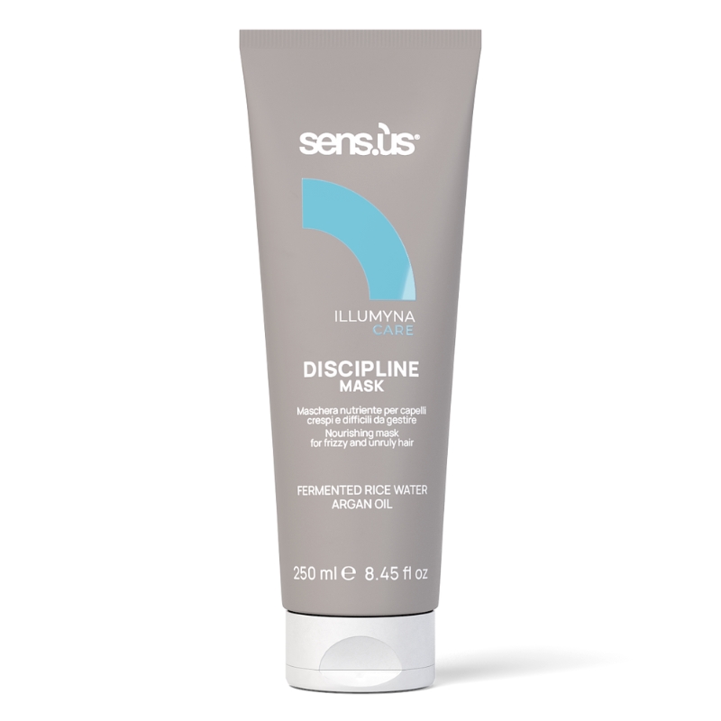 Sensus Illumyna Care Discipline Discipline Mask, Balsamo Maschera Nutriente Idratante Disciplinante Anti-Crespo, 250  - 1000ml