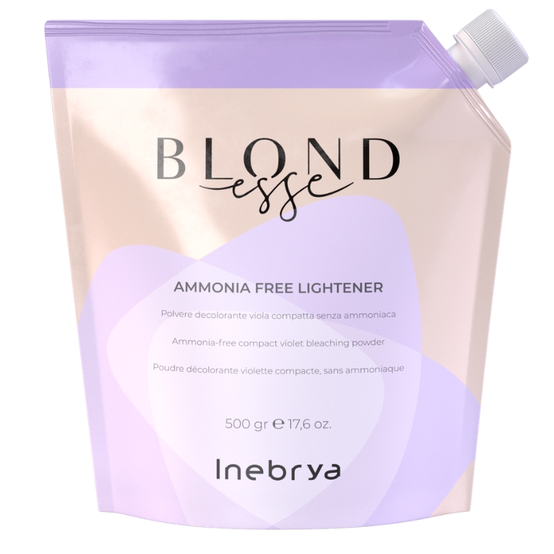 Inebrya Blondesse Deco Ammonia Free Lightener, Polvere Decolorante Compatta Viola Senza Ammoniaca, 500Gr