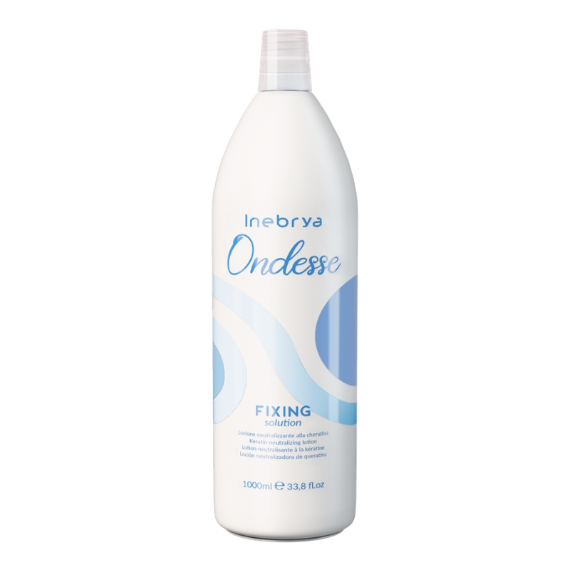 Inebrya Ondesse Fixing Solution, Lozione Neutralizzante Universale con Cheratina, 1000ml